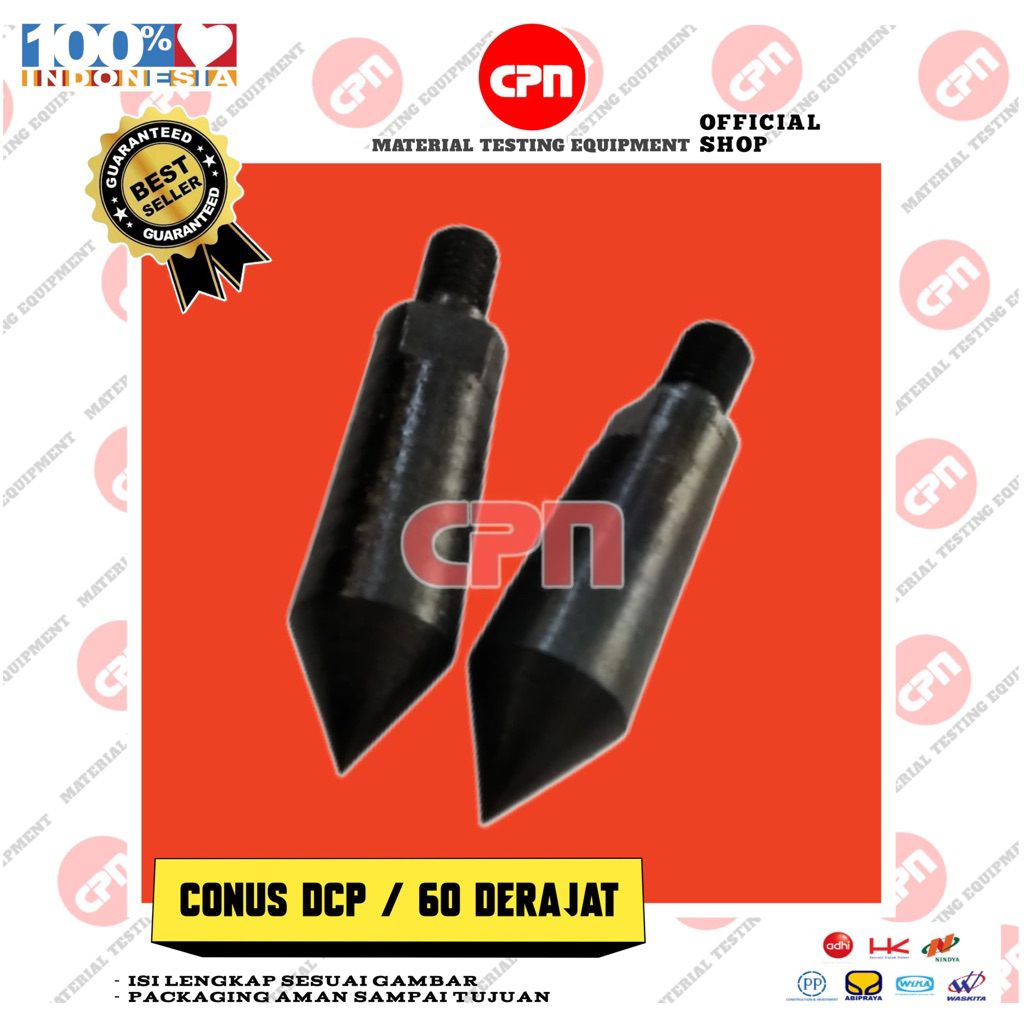 Conus DCP / Conus Dynamic Cone Penetrometer 60 derajat