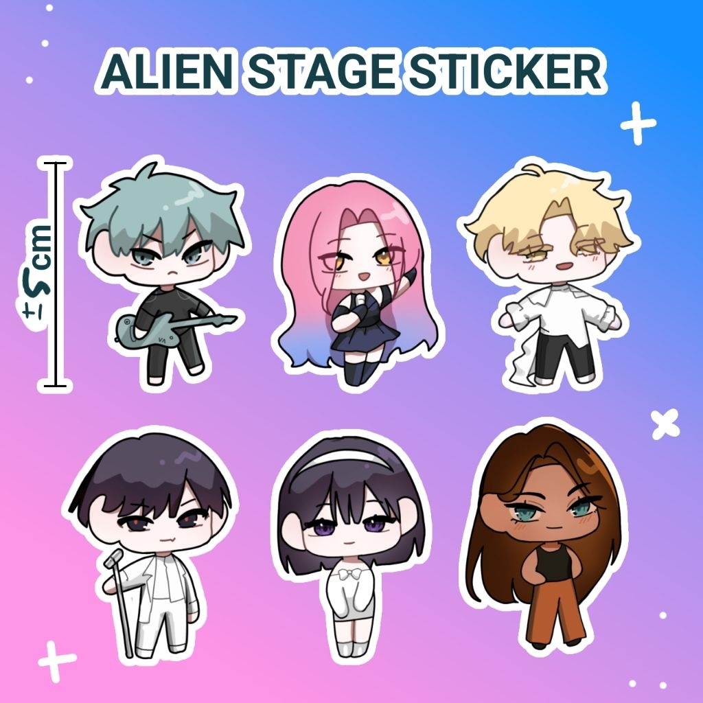 

stiker alien stage