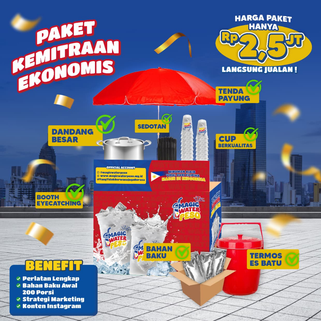 

PAKET USAHA EKONOMIS MAGIC WATER PESO