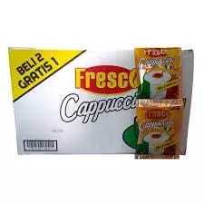 

1 dus coffe capucino isi 10 renteng (10x15pcs) kopi nikmat