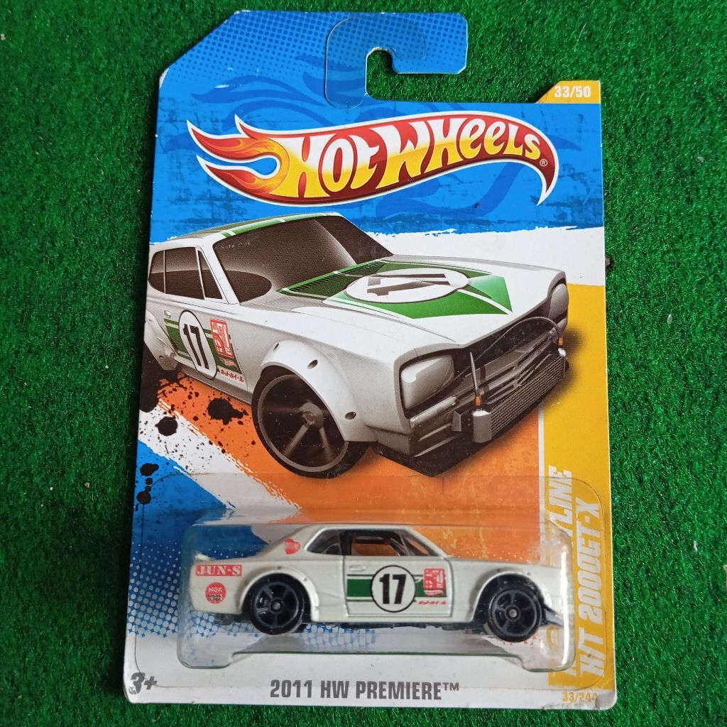 Hot wheels hotwheels Nissan skyline H/T 2000GT-X Hako hakosuka 2011 hw premiere FE first edition edi