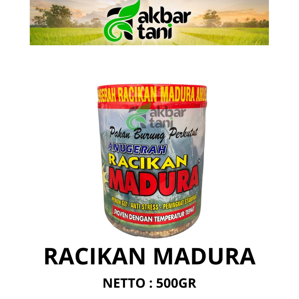 racikan madura 500gr makanan burung perkutut pakan burung perkutut racikan madura