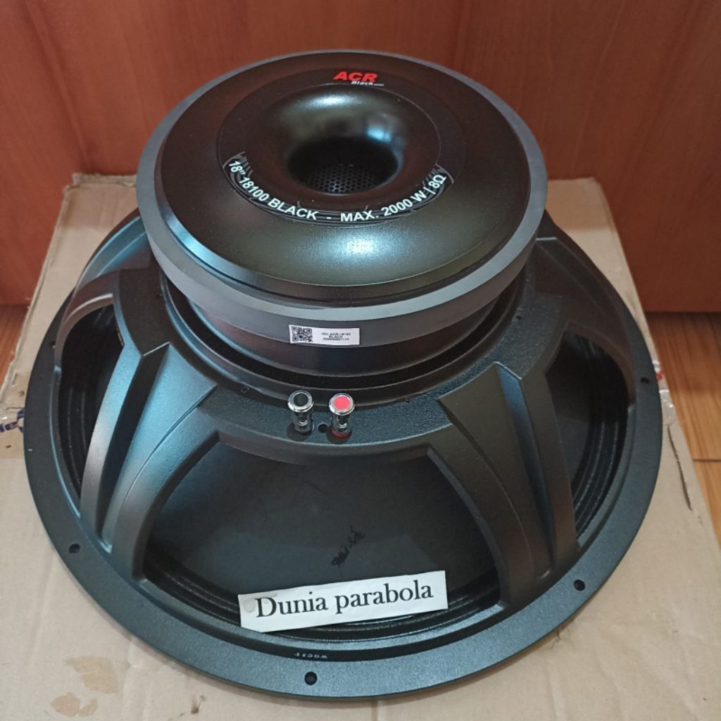 speaker 18 inch acr 18100 black 2000 watt 8 ohm original acr
