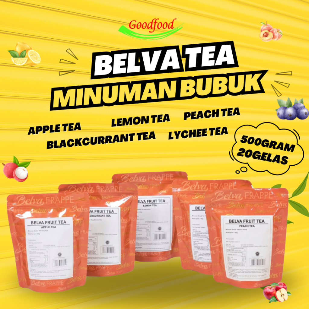 

Belva Tea Minuman Bubuk teh Premium 500gr