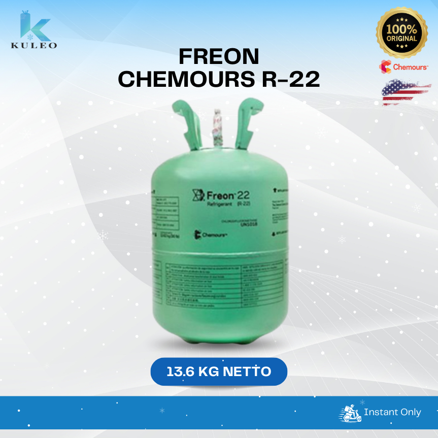 Freon AC CHEMOURS R22 U.S.A 13,6 Kg Original / Asli R 22