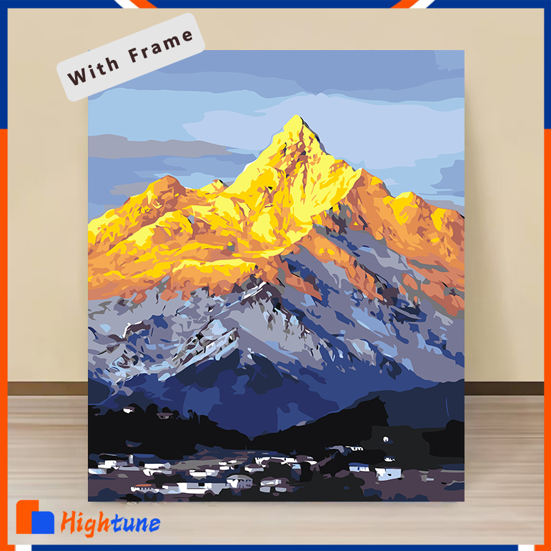

HJK Hightune 30x40CM Paint By Number Painting Kit DIY Full Digital Aesthetic Kanvas Lukisan Digital