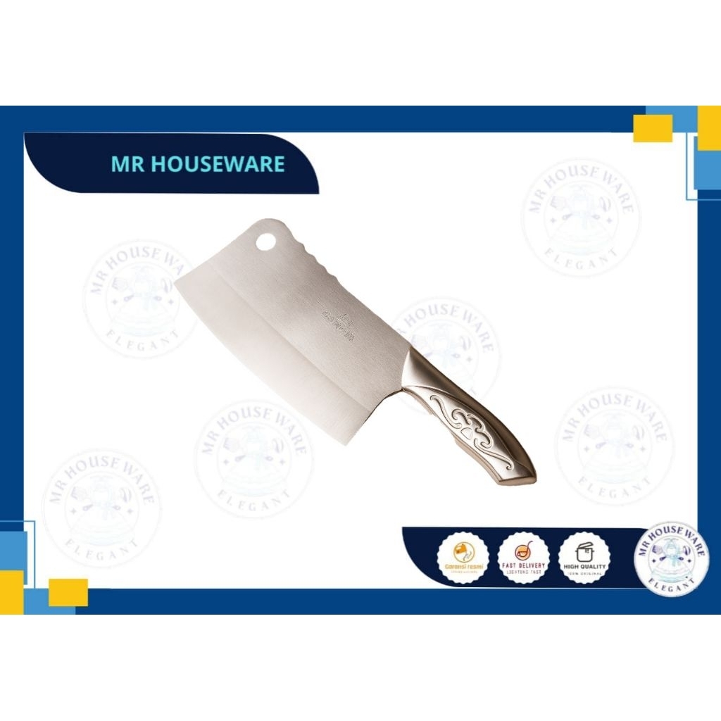 Pisau daging tebal stainless steel tajam