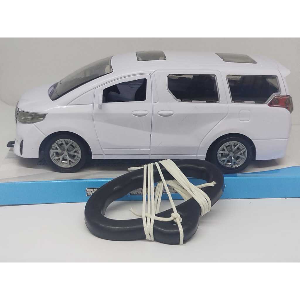 Mobil Mobilan Alphard DM01 Mainan Mobil Tarik Lampu Luxury Car Mainan Mobil Alphard