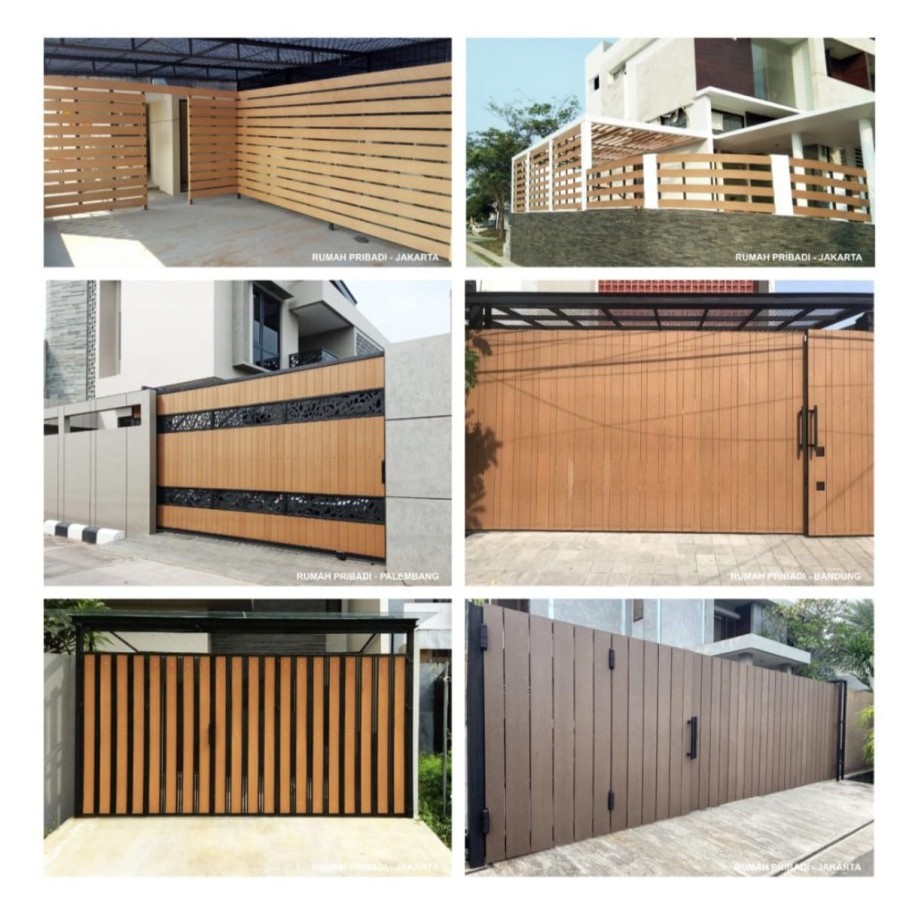PAGAR DECKING WPC KAYU ASRI / KAYU ASRI / PAGAR WPC