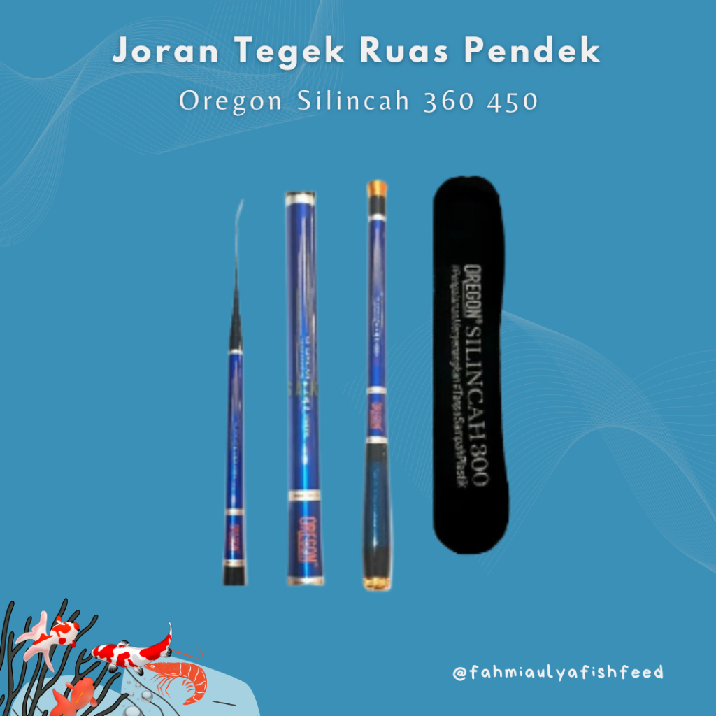 Joran Tegek Ruas Pendek Oregon Silincah 360 450