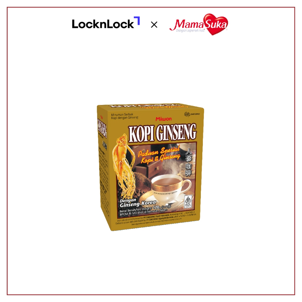 

LocknLock x MamaSuka Miwon Kopi Ginseng 20 gr