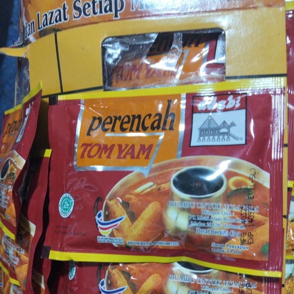 

Adabi perencah Tom yam 1 sachet 40g