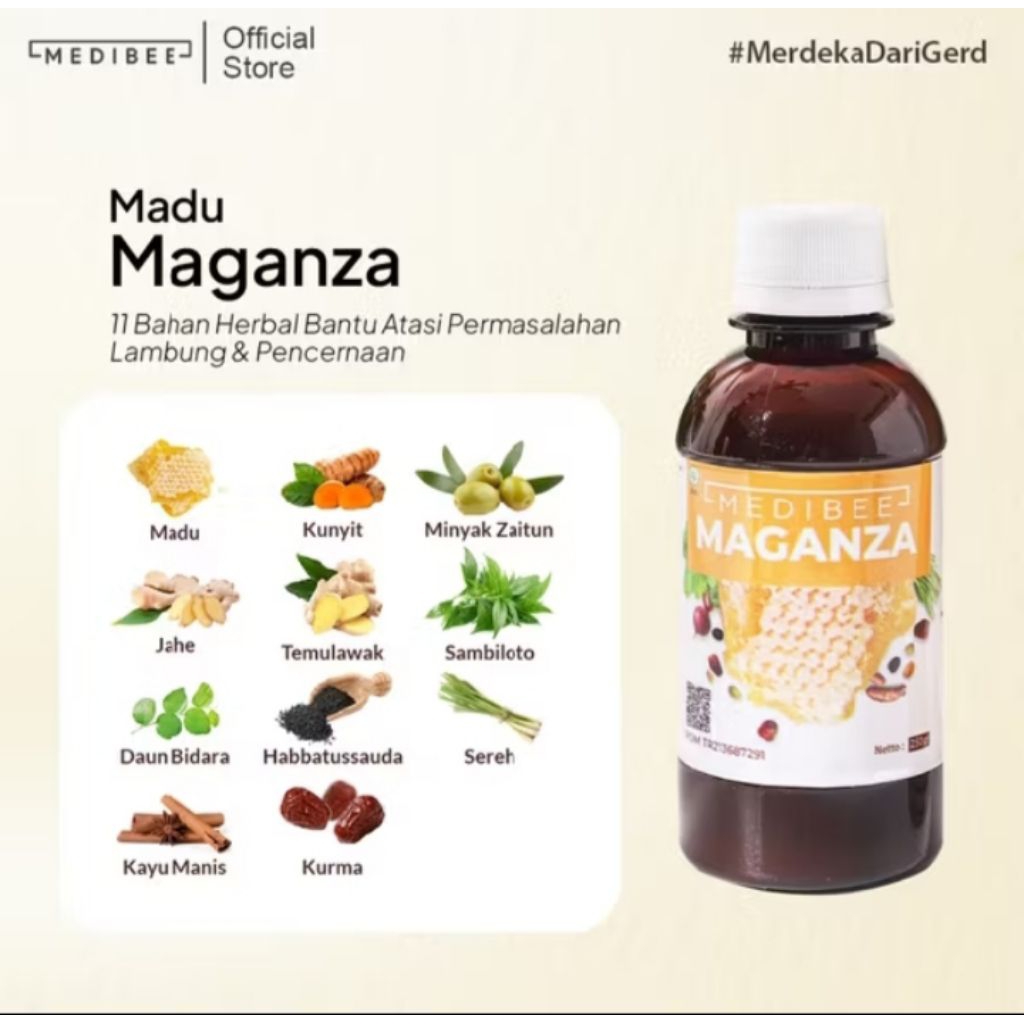 

Madu Medibee Maganza Madu Lambung Bantu Atasi Maag, Gerd dan Asam Lambung