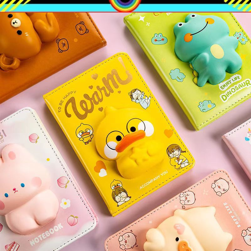 

BUKU DIARY FREE SQUISHY PEN 10 WARNA MAGNET LUCU BINDER JOURNAL PLANNER ANAK TRANSPARAN BUKU CATATAN HARIAN ANAK SEKOLAH MOTIF KARTUN LUCU LOOSE LEAF NOTEBOOK MEMO BISA DILEPAS GAYA JEPANG DAN KOREA @banyak