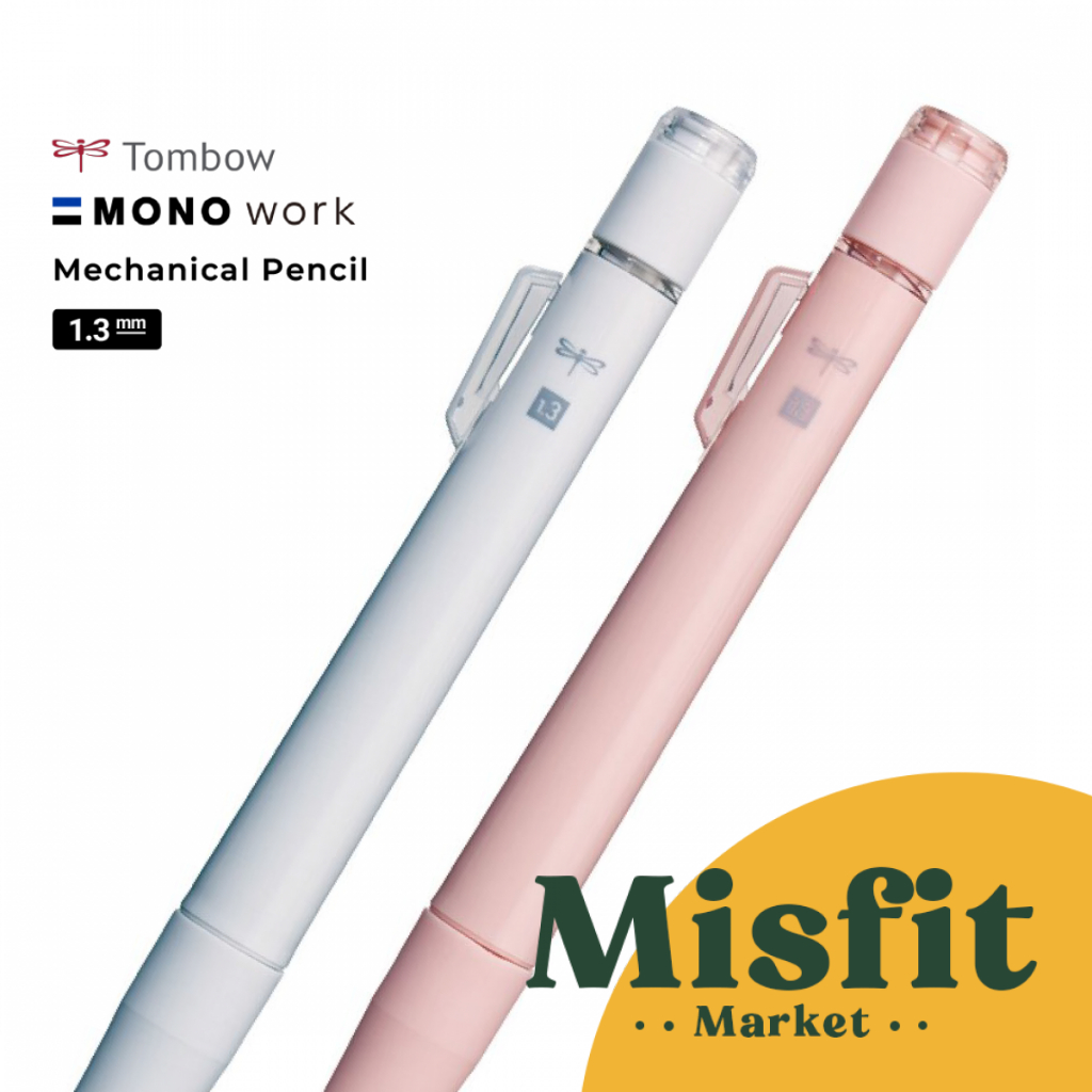 

Tombow Mono WORK Mechanical Pencil 1.3 mm Pensil Mekanik Cetekan