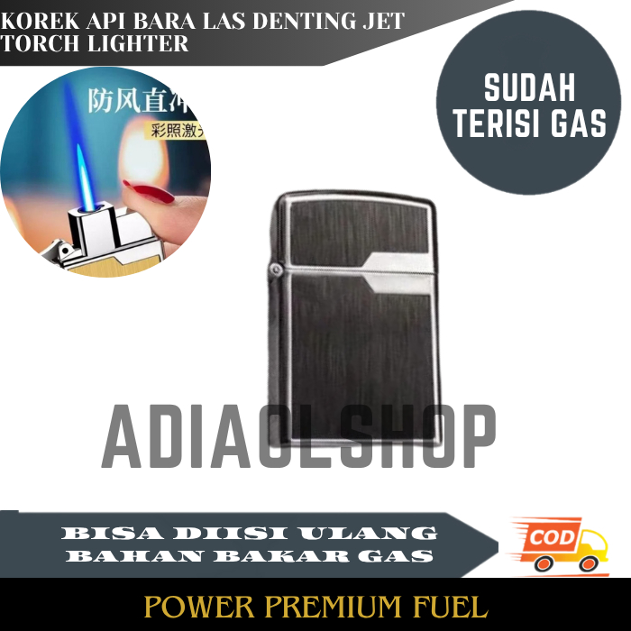 KOREK API BARA LAS DENTING JET TORCH LIGHTER