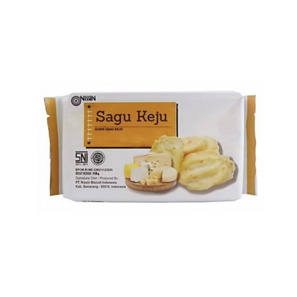 

Nissin Sagu Keju Kukis Sagu Keju - Netto 110 gr