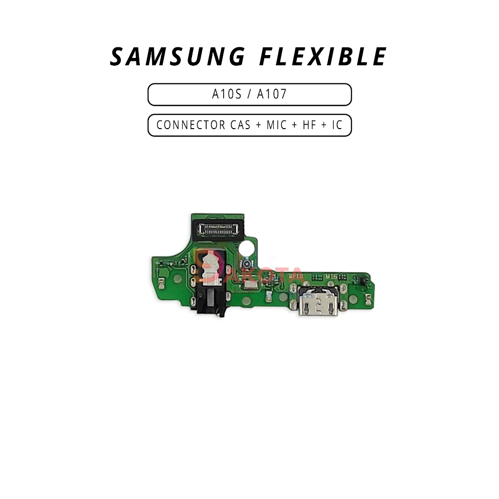 FLEXIBLE CONECTOR CAS (BIG) + MIC SAMSUNG A10S / A107 ORI