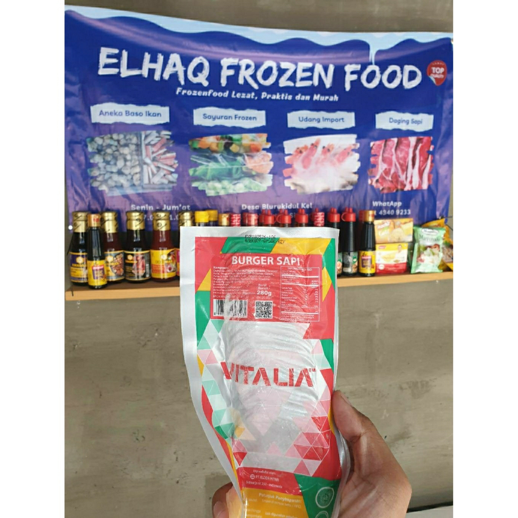 

Vitalia Burger Sapi 280 gram