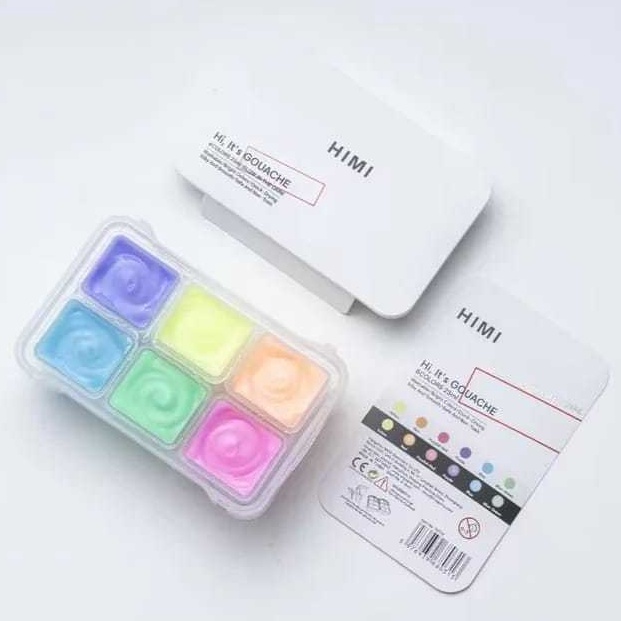 

KODE A28K Miya himi gouache glow in the dark 6clr x 23ML