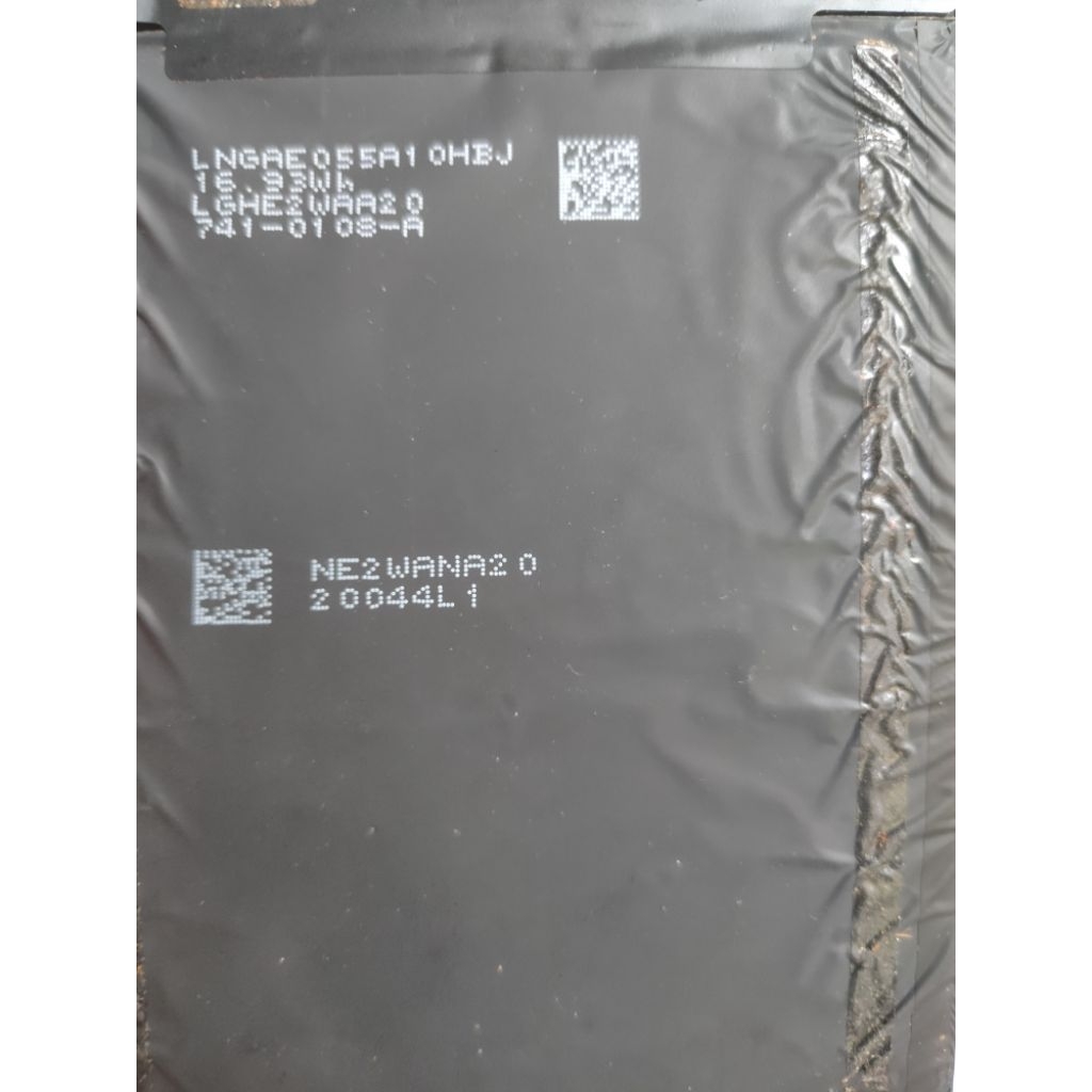 batrai ipad mini  model no A1445 minus flexible putus