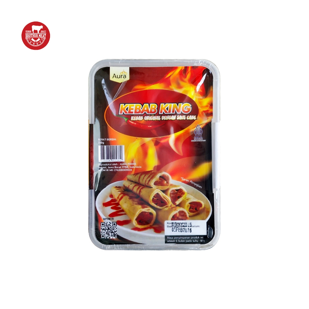 

Kebab King Original Saus Cabe 350gr / Kebab Sedang - Brothermeatshop