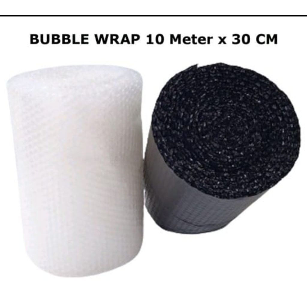 

Bubble wrap 30cm x 10 mtr Hitam Putih MTAP Jamin Tebal Kualitas nya
