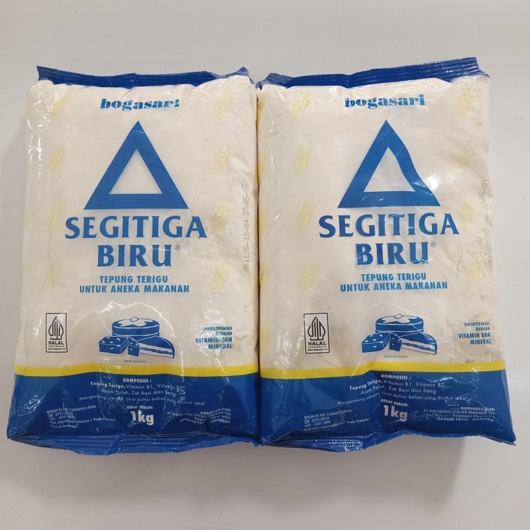 

Segitiga Biru Tepung Terigu Serbaguna Bogasari 1kg