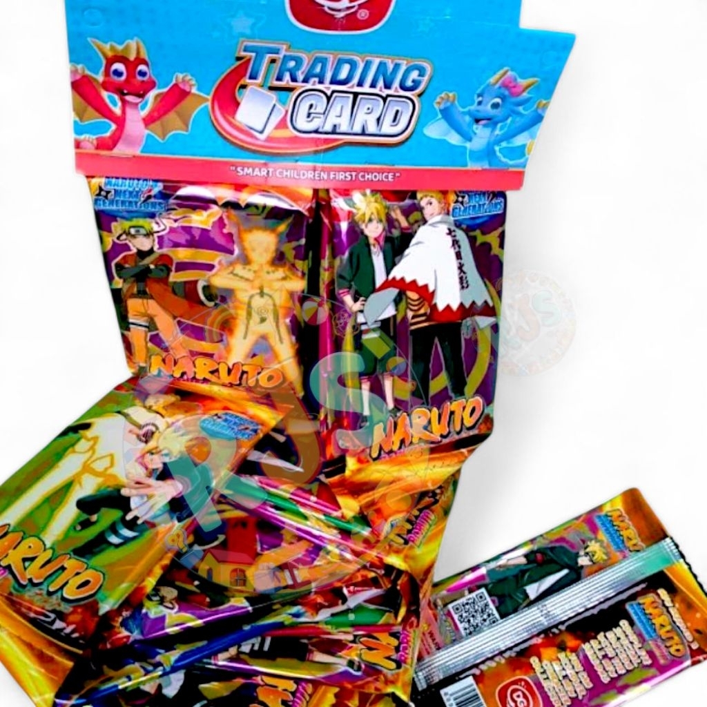 1 bungkus Tranding Card Naruto Viral - Mainan Tranding Card Naruto Boruto