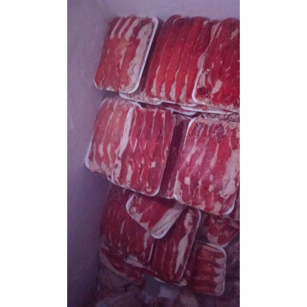 

Daging beefslice, yosinoya 500gr slice daging sapi
