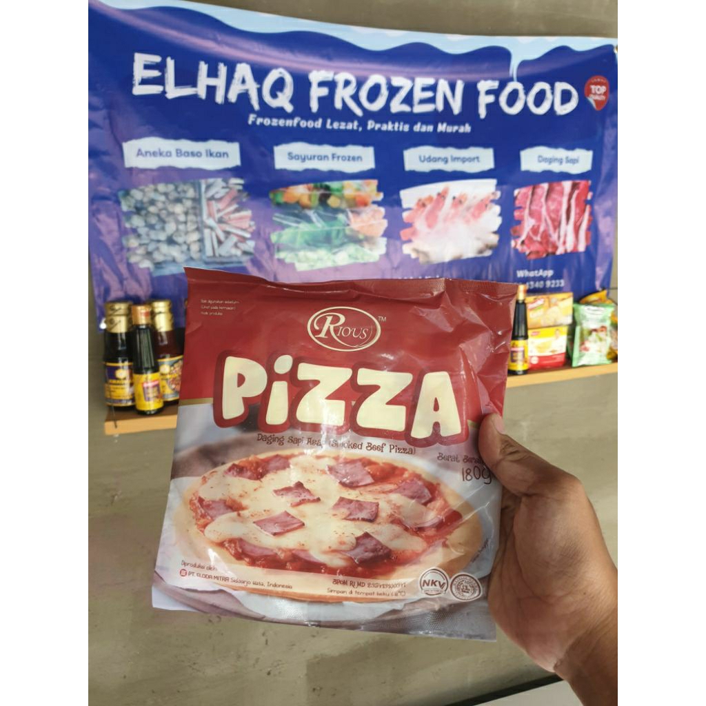 

Rious Pizza Daging Sapi Asap 180gram
