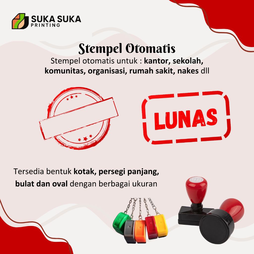 STEMPEL OTOMATIS | Stempel Lunas