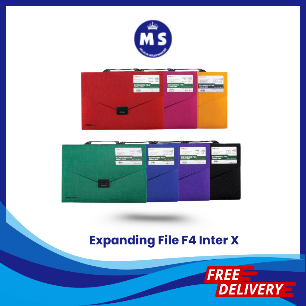 

INTERX EXPANDING FILE HANDLE 12 TABS LINEN SERIES EFX600F