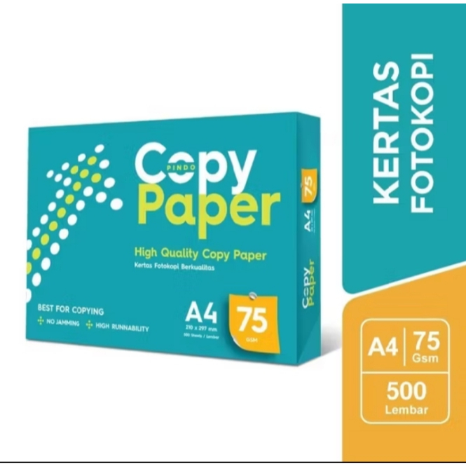 

kertas HVS A4 75 gram / kertas HVS copy paper / print paper
