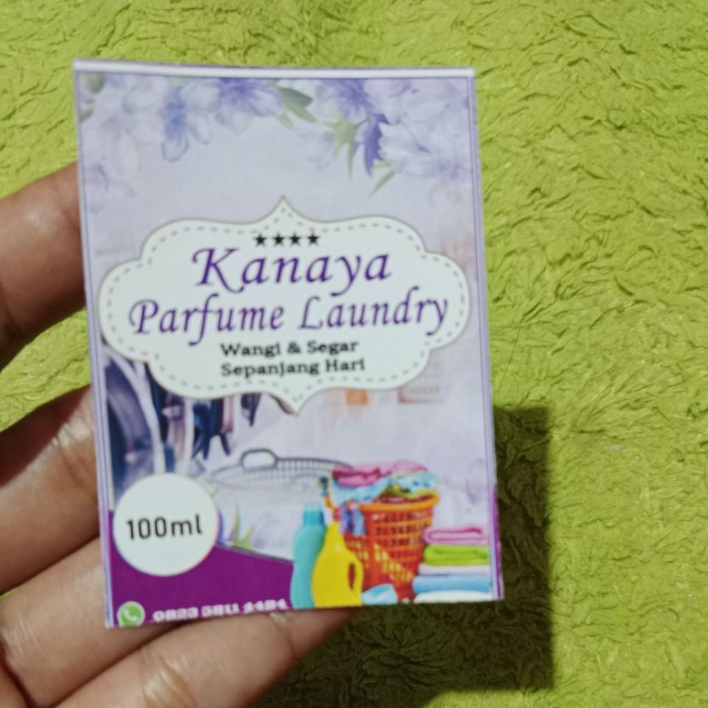 

stiker laundry 5x7 cm pesanaan kanaya laundry