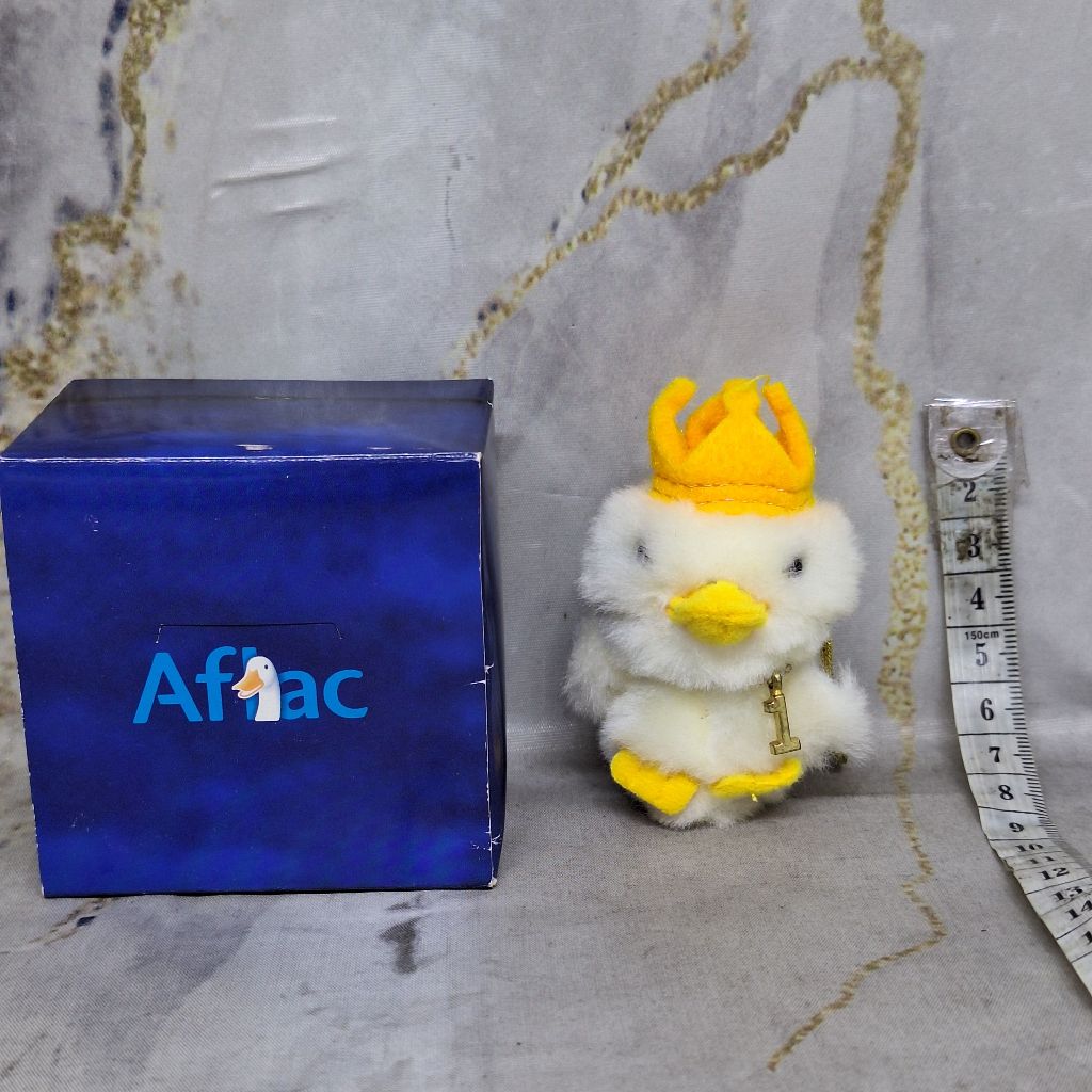 Aflac Duck Plush Doll Strap Boneka Bebek No 1 Edition 2003 - 2005