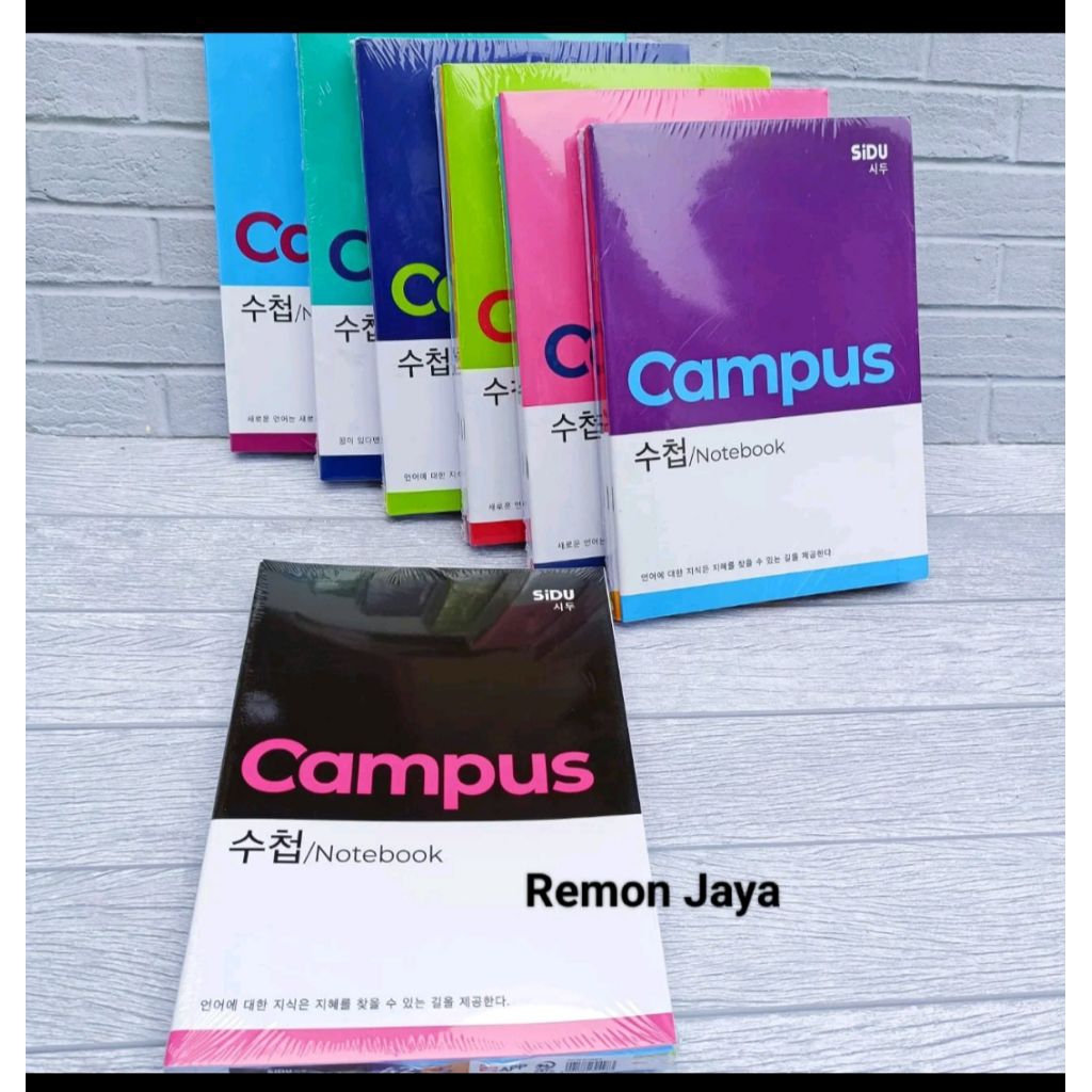 

5 Pcs Buku Sidu Korea Campus Isi 42 Lembar Ukuran Panjang Boxy