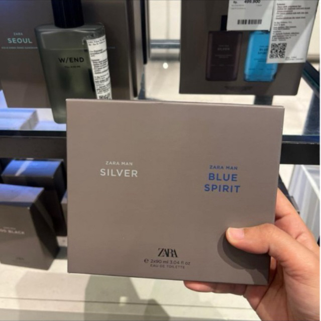 Parfum Zara Man Silver Mix Blue Spirit