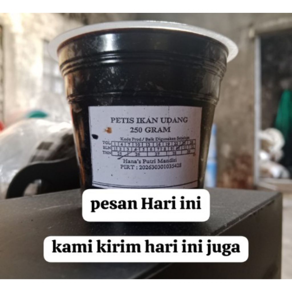 

Petis ikan Udang 250g Hanas Martapura