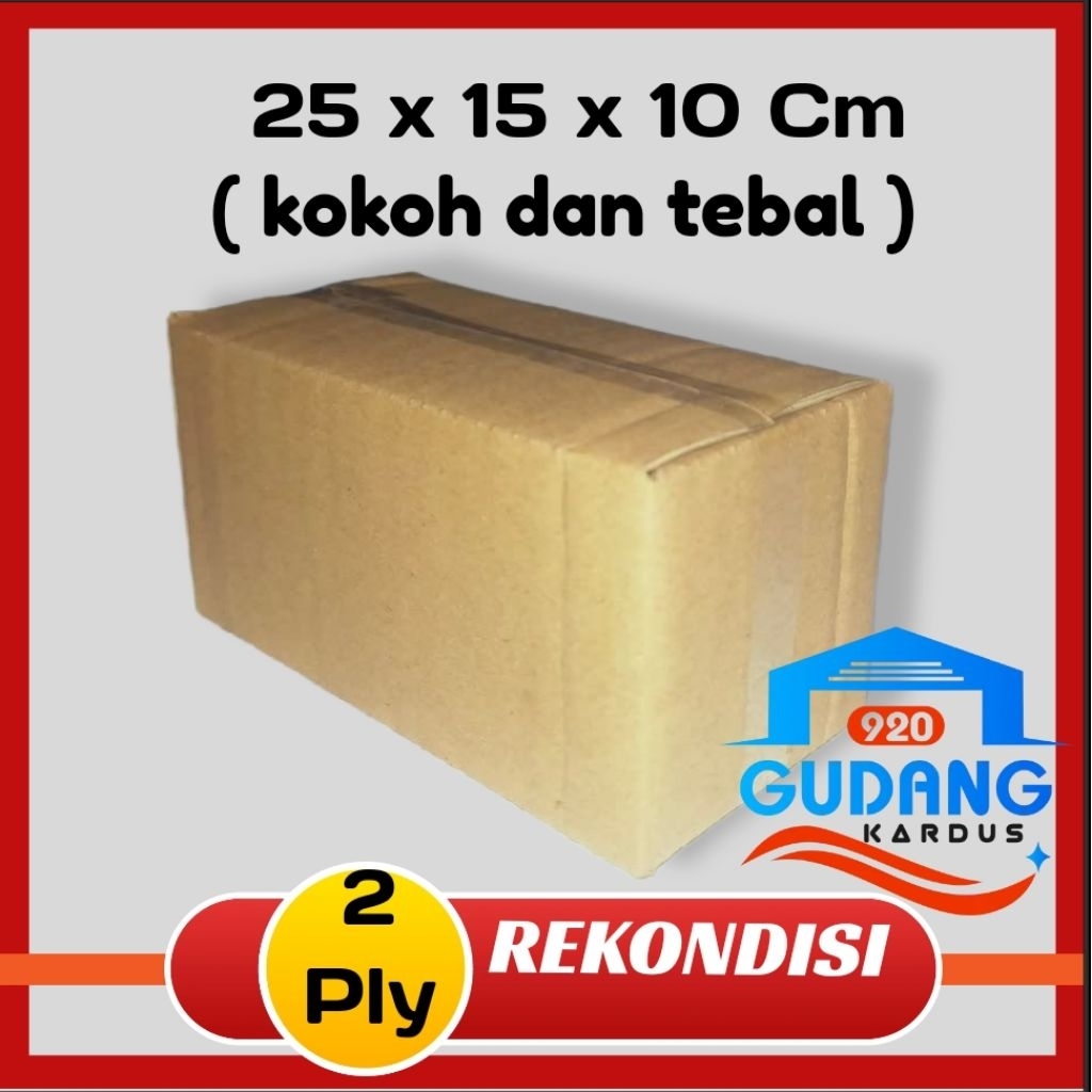 

KARDUS PACKING TEBAL 2 Ply UKURAN 25 x 15 x 10 Cm