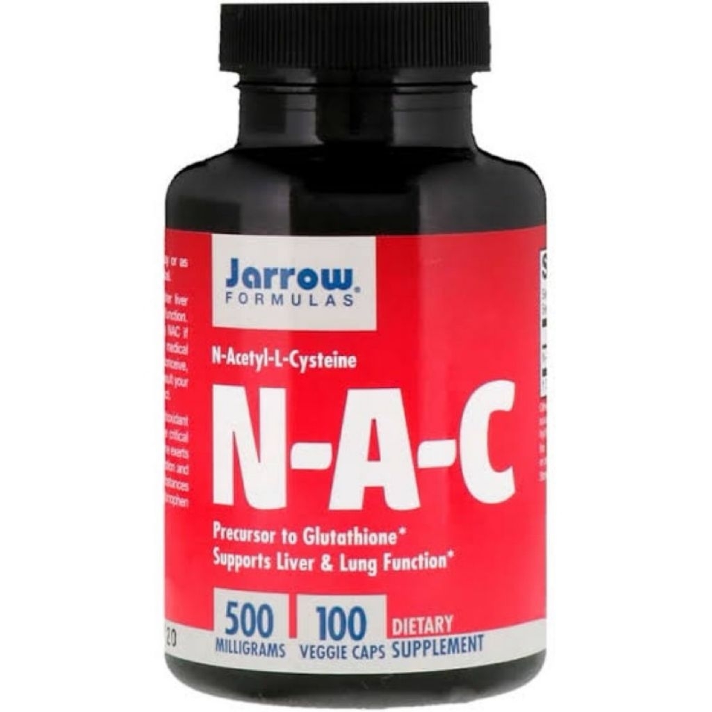JARROW FORMULAS NAC N-Acetyl-L-Cysteine 500mg 100 kapsul Jarrow Nac Usa Original Obat Herbal