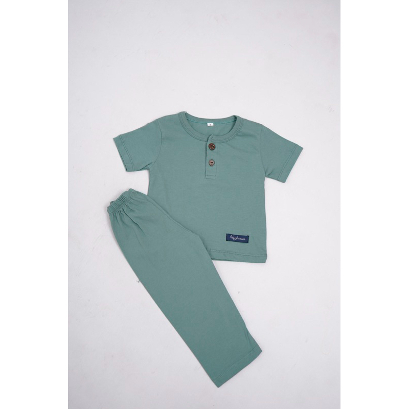 SETELAN KAOS ANAK QAMISH | SETELAN KAOS ANAK LENGAN PENDEK & CELANA PANJANG TALEA KIDS