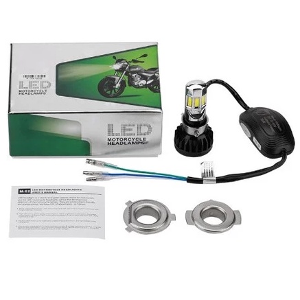 KODE J84Y Lampu Led Motor H4 H6 6 Sisi M2E Original Bergaransi ACDC 35 Watt  LAMPU DEPAN MOTOR LED M