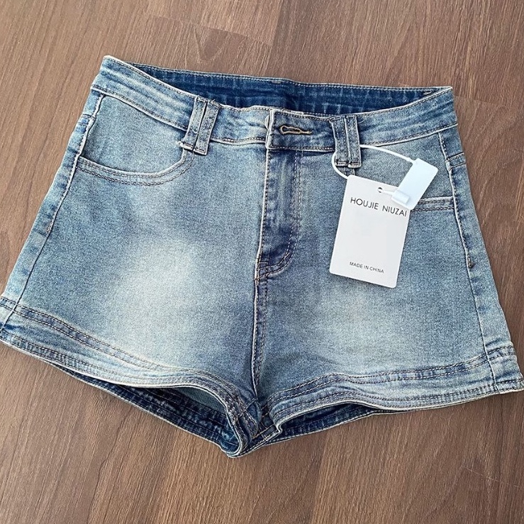 KODE R72B Premiumcelana jeans pendek Retro Hot pants jeans higwaiststretch short pants korea kekinia
