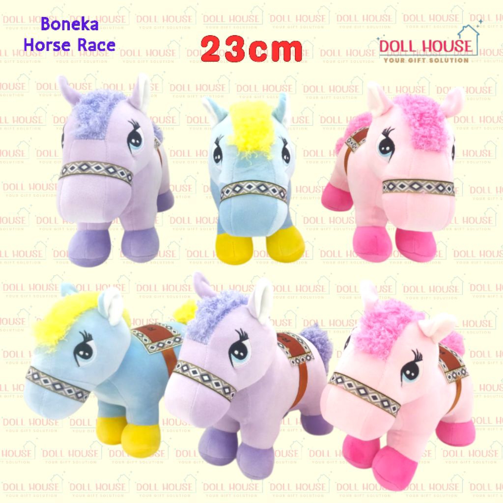 Boneka Kuda Pacu / Boneka Horse Race / Boneka Kuda Soft / Boneka Kuda Lembut