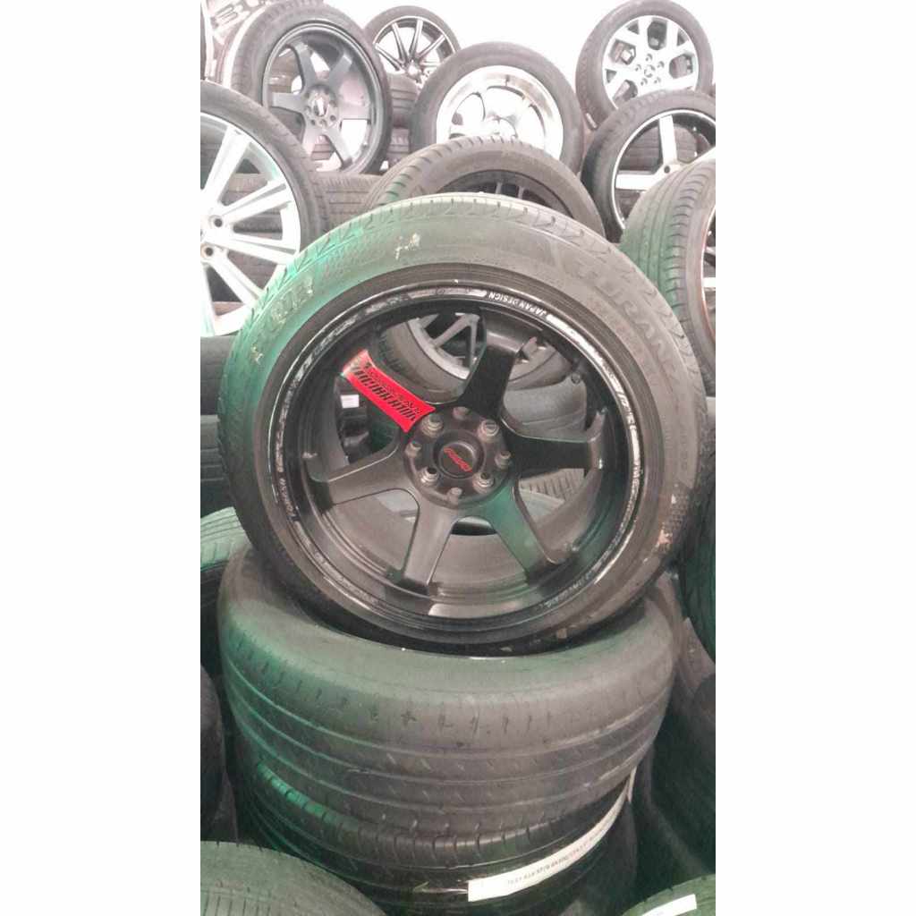 VELG MOBIL BEKAS MURAH TE37 R16 PCD 4X100/114,3 PLUS BAN BONUS