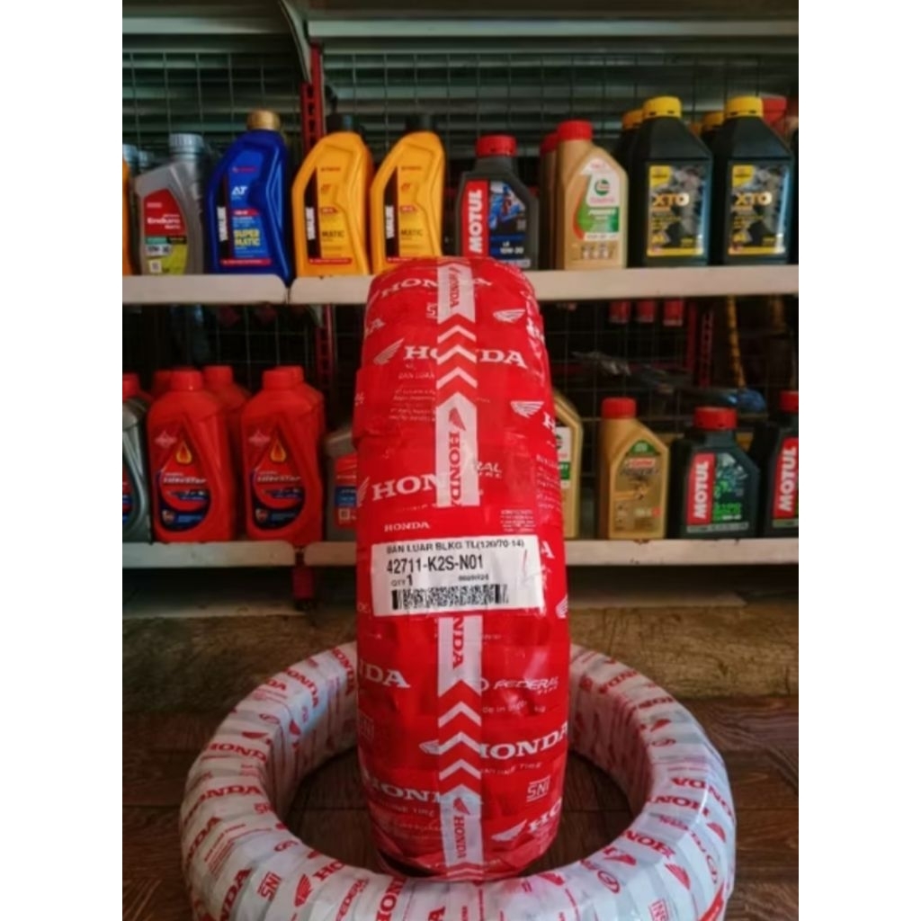 LE BAN FEDERAL AHM BELAKANG PCX 150 VARIO 160 UKURAN 120/70-14 K2S ORIGINAL