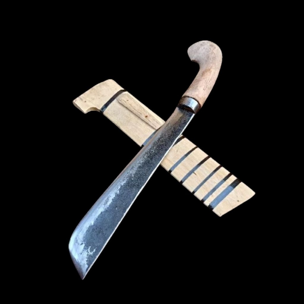 apruk baja per hitam untuk/bedog tebang kayu peralatan berkebun g0lok tebas kayu