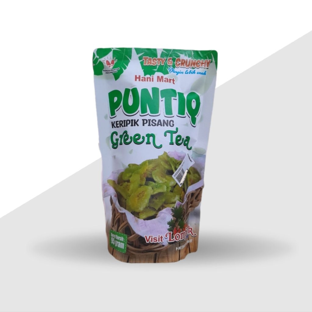

[PUNTIQ] Keripik pisang rasa green tea