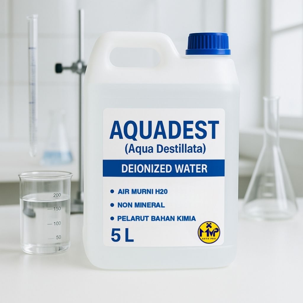 

Air Aquadest Murni 100% / Aquades / Air Non Mineral / Air Suling / Distilled Water